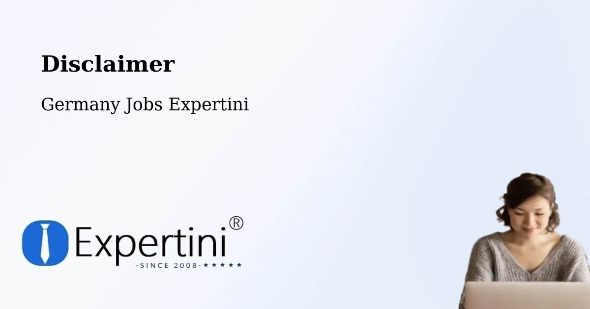 Disclaimer – Warnemünde - Germany Jobs Expertini