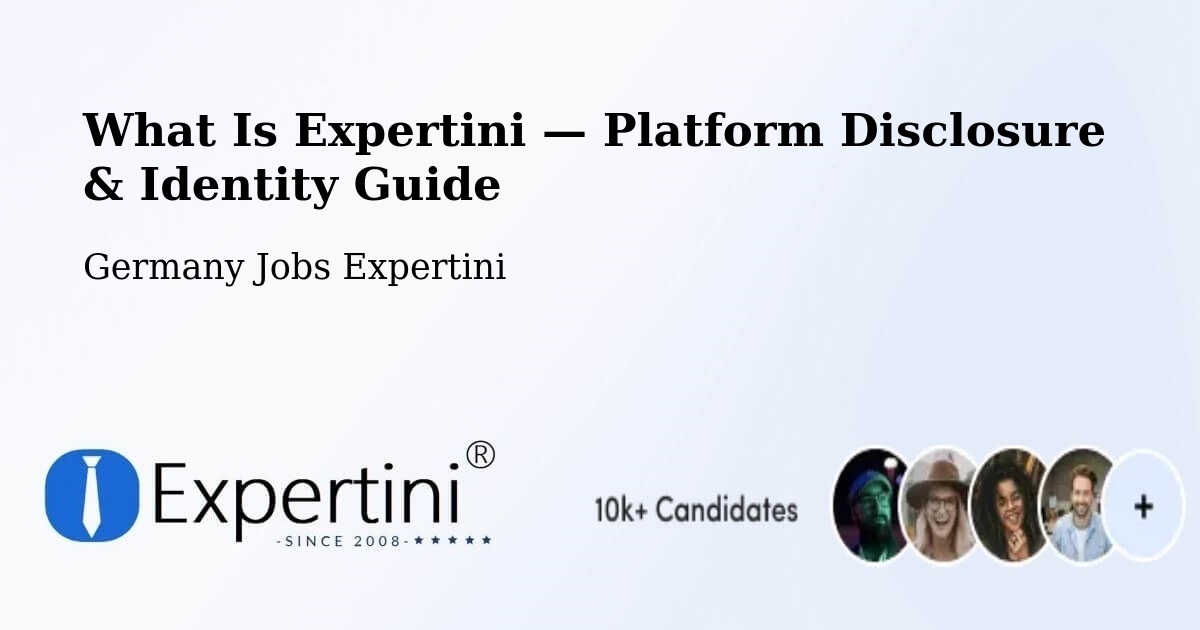 What Is Expertini — Platform Disclosure & Identity Guide – Warnemünde